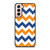 RILEY BLAKE ORANGE AND BLUE STRIPE Samsung Galaxy S21 Case Cover