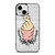 WOODEN CUTE HEART FINGER iPhone 13 Mini Case Cover