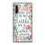 FLORAL SHAKESPEARE QUOTE Samsung Galaxy Note 10 Case Cover
