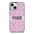 VICTORIA'S SECRET PINK LOGO PATTERN iPhone 13 Mini Case Cover