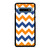 RILEY BLAKE ORANGE AND BLUE STRIPE Samsung Galaxy S10 Plus Case Cover