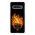BIKER SKULL FLAMING Samsung Galaxy S10 Case Cover