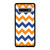 RILEY BLAKE ORANGE AND BLUE STRIPE Samsung Galaxy S10 Case Cover