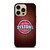 DETROIT PISTONS WOODEN LOGO iPhone 14 Pro Max Case Cover