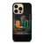 MIAMI HURRICANES UM 1 iPhone 14 Pro Max Case Cover