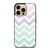 OMBRE PASTEL CHEVRON PATTERN iPhone 14 Pro Max Case Cover