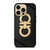 SALVATORE FERRAGAMO GOLD LOGO iPhone 14 Pro Max Case Cover