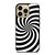 SPIRAL BLACK iPhone 14 Pro Max Case Cover