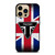 TRIUMPH MOTORCYCLE FLAG LOGO iPhone 14 Pro Max Case Cover