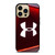 UNDER ARMOUR RED FRAME iPhone 14 Pro Max Case Cover