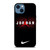 AIR JORDAN SWOOSH iPhone 14 Case Cover