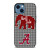 ALABAMA CRIMSON TIDE HOUNDSTOOTH iPhone 14 Case Cover