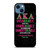 ALPHA KAPPA ALPHA 2 iPhone 14 Case Cover