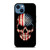 AMERICAN SKULL iPhone 14 Case Cover