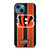 CINCINNATI BENGALS STRIPE iPhone 14 Case Cover