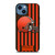 CLEVELAND BROWNS AMERICAN iPhone 14 Case Cover CLEVELAND BROWNS AMERICAN iPhone 14 Case Cover