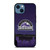 COLORADO ROCKIES BASEBALL ICON iPhone 14 Case Cover