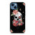FLORAL SKULL iPhone 14 Case Cover FLORAL SKULL iPhone 14 Case Cover