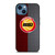 HOUSTON ROCKETS METAL LOGO iPhone 14 Case Cover