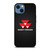 MASSEY FERGUSON TRACTOR LOGO CARBON iPhone 14 Case Cover