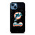 MIAMI DOLPHINS NFL ICON 1 iPhone 14 Case Cover