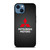 MITSUBISHI MOTORS CARBON LOGO iPhone 14 Case Cover
