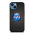 NASA METAL LOGO iPhone 14 Case Cover