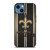 NEW ORLEANS SAINTS STRIPE iPhone 14 Case Cover