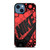 NIKE RED DASHING iPhone 14 Case Cover