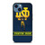 NOTRE DAME ND LOGO iPhone 14 Case Cover
