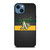 OAKLAND ATHLETICS METAL LOGO iPhone 14 Case Cover OAKLAND ATHLETICS METAL LOGO iPhone 14 Case Cover
