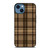 PLAID BROWN 1 iPhone 14 Case Cover
