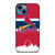 ST LOUIS CARDINALS STRIPE iPhone 14 Case Cover