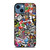 STICKER BOMB DC iPhone 14 Case Cover