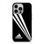 ADIDAS STRIPE BLACK iPhone 14 Pro Case Cover