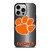 CLEMSON TIGERS METAL iPhone 14 Pro Case Cover
