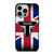 TRIUMPH MOTORCYCLE FLAG LOGO iPhone 14 Pro Case Cover