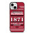 ARKANSAS RAZORBACKS 1871 iPhone 13 Mini Case Cover