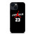 AIR JORDAN BLACK iPhone 14 Plus Case Cover