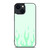 GREEN FLAME iPhone 14 Plus Case Cover