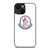 MONCLER LOGO WHITE iPhone 14 Plus Case Cover