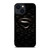SUPERMAN BLACK LOGO iPhone 14 Plus Case Cover