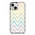 CHEVRON PATTERN RAINBOW COLOR iPhone 13 Mini Case Cover