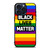 BLACK LIVES MATTER RAINBOW iPhone 15 Pro Max Case Cover