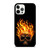 BIKER SKULL FLAMING iPhone 12 Pro Max Case Cover