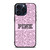 VICTORIA'S SECRET PINK LOGO PATTERN iPhone 15 Pro Max Case Cover