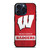 WISCONSIN BADGERS 3 iPhone 15 Pro Max Case Cover
