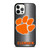 CLEMSON TIGERS METAL iPhone 12 Pro Max Case Cover