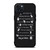 DISNEY LESSONS BLACK MARBLE iPhone 15 Plus Case Cover