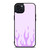 PURPLE FLAME iPhone 15 Plus Case Cover